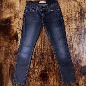 Women’s Size 3 524 Levi’s Straight Faded Thigh Great Preowned